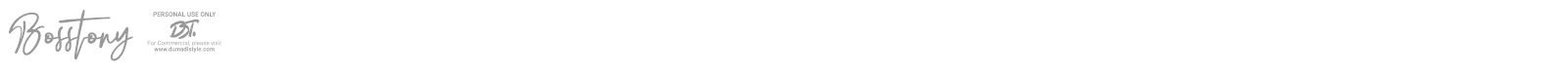Bosstony 3 font preview